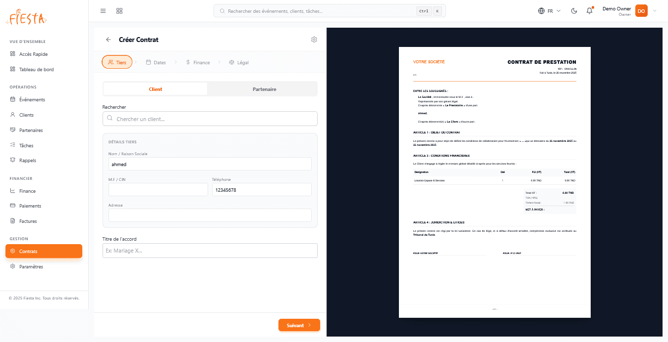 Fiesta Dashboard Preview 6